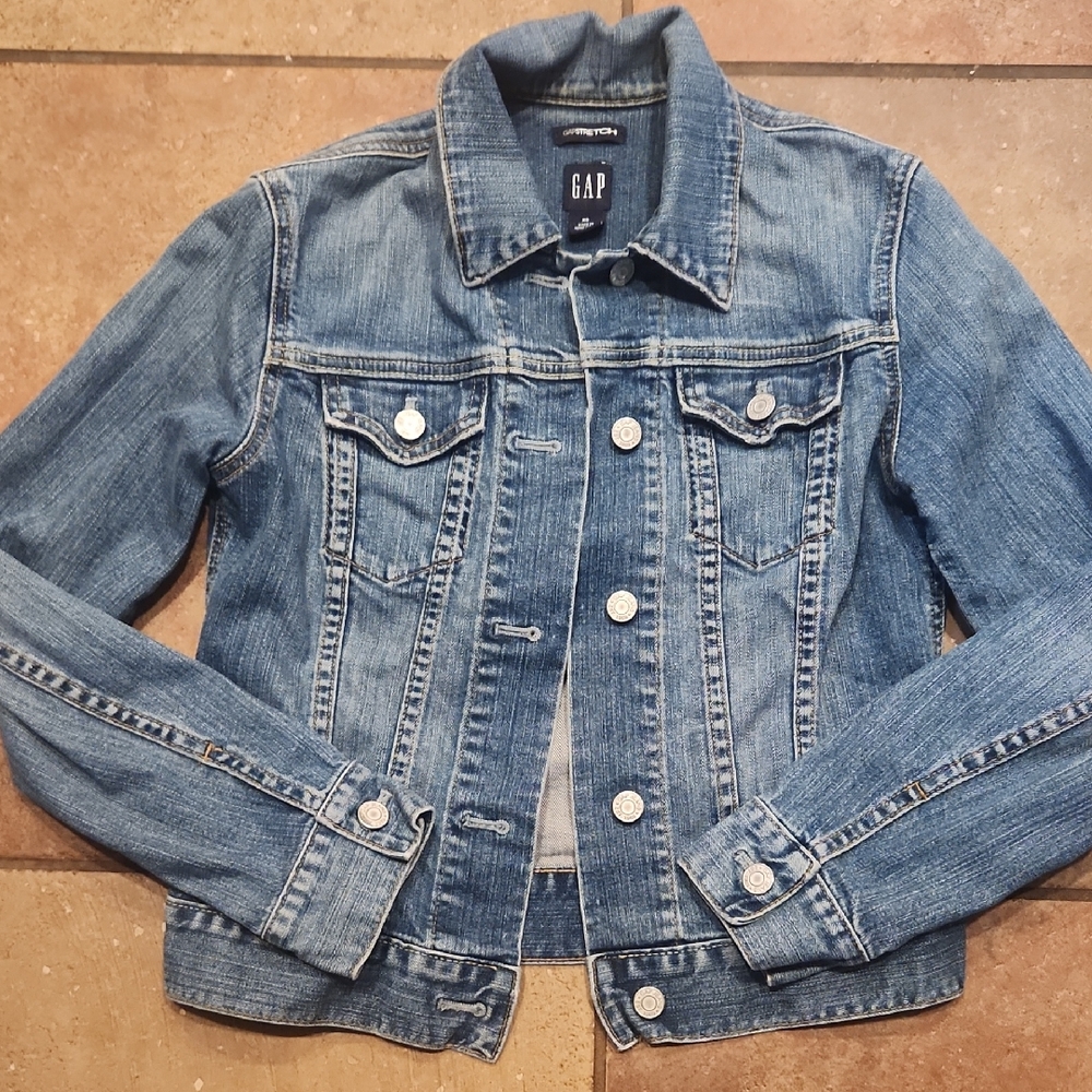 Gap Womens Denim Stretch Jean Jacket Xs